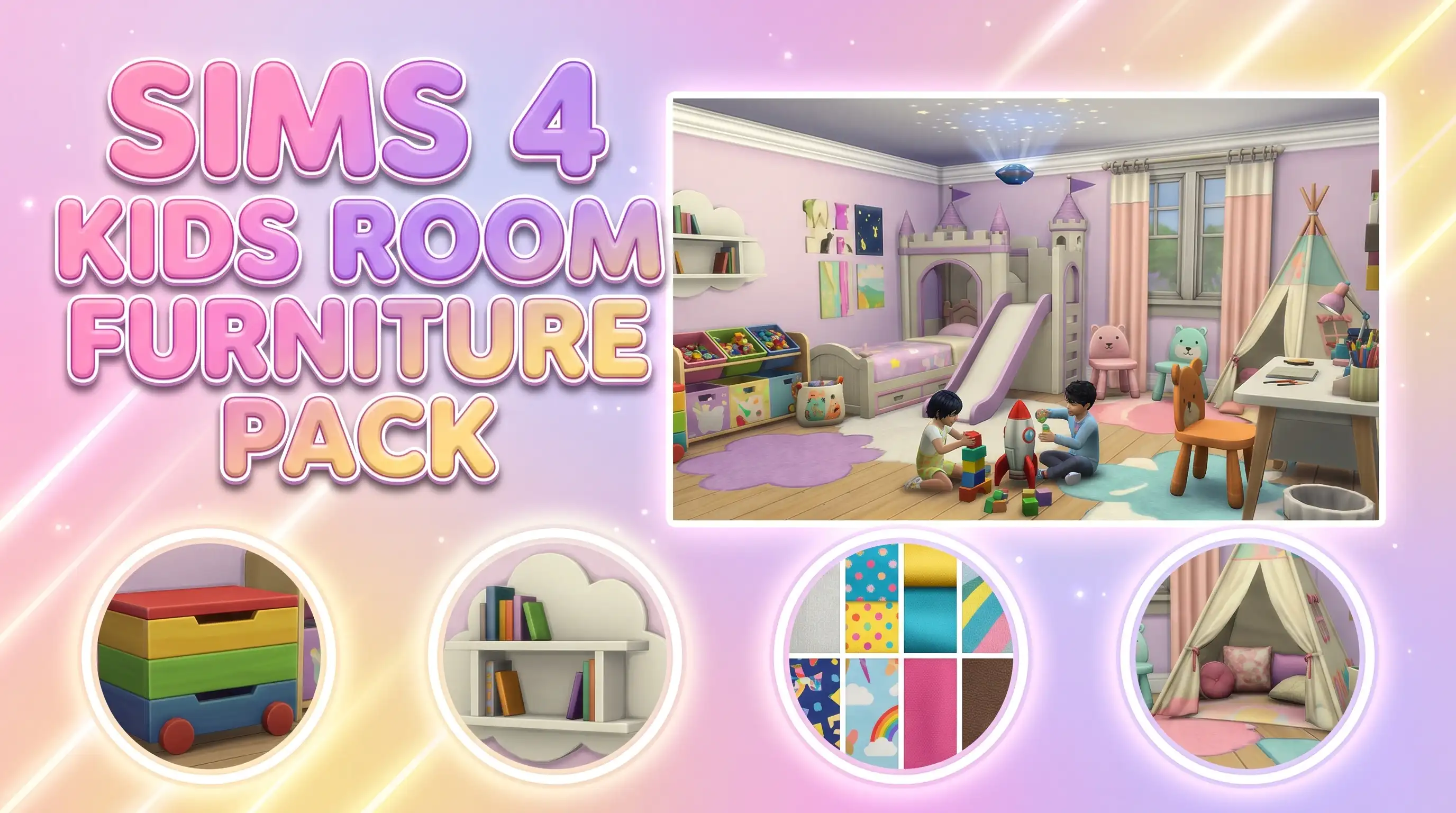 Kids Room Furniture Pack