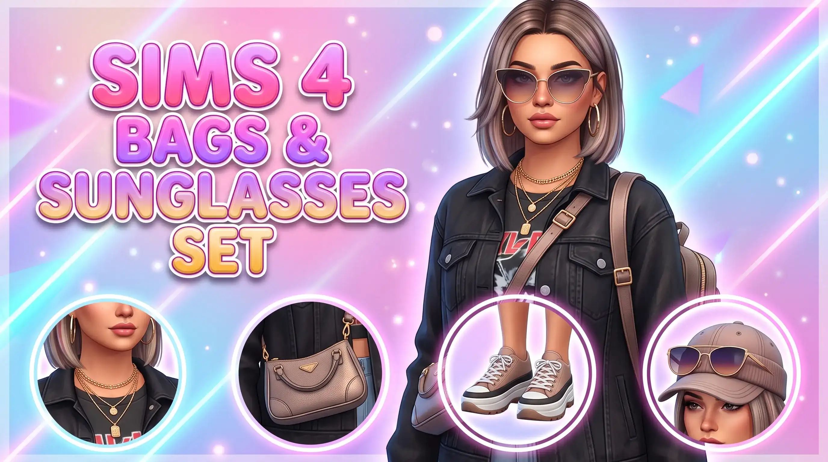 Bags & Sunglasses Set