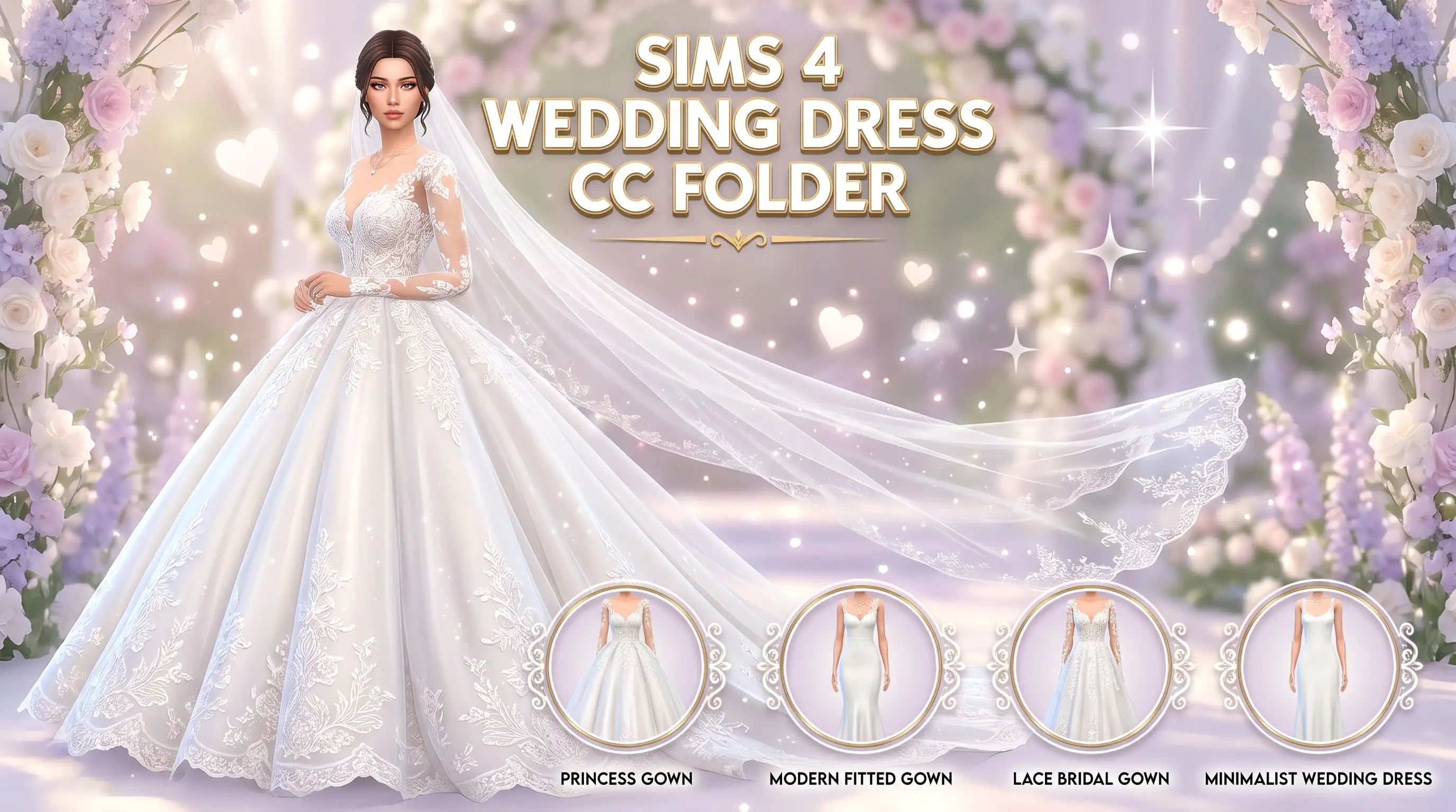 Wedding Dress CC Folder